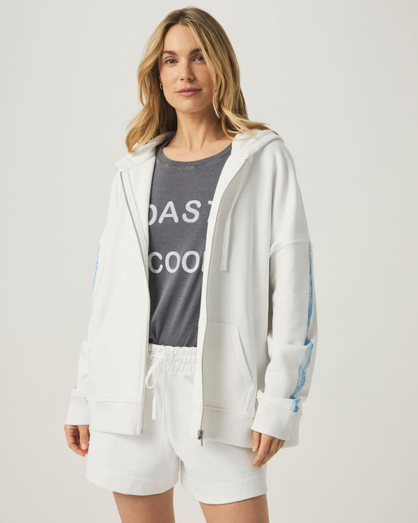 Splendid Ride The Wave Zip Up Hoodie