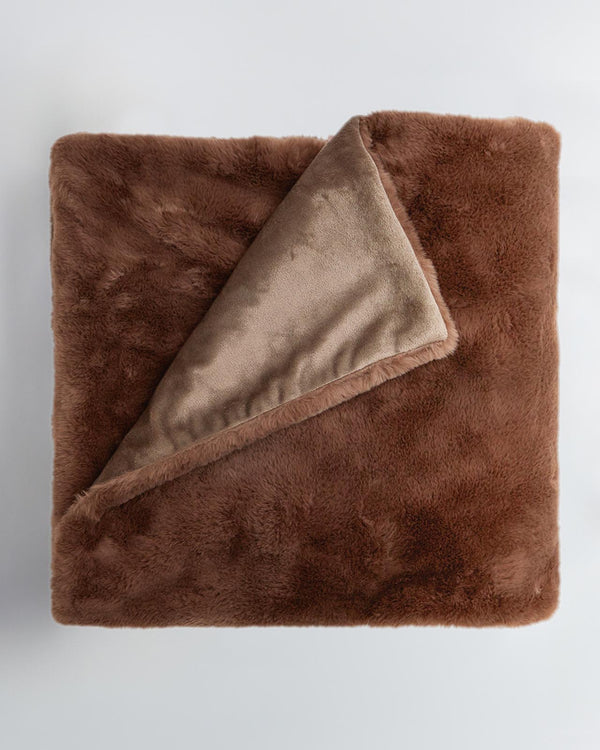 Splendid Riley Faux Fur Throw Blanket