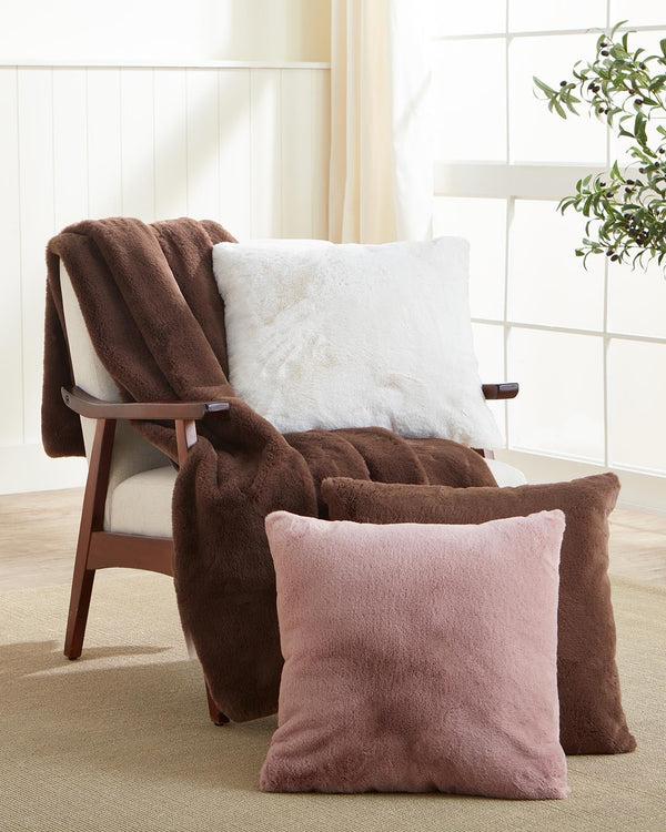 splendid Riley Faux Fur Throw Pillow