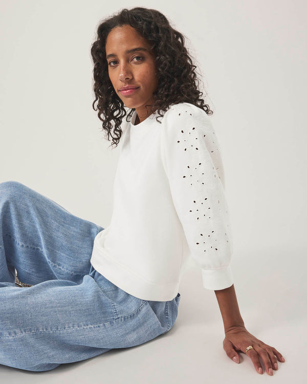 splendid Rory Embroidered Sweatshirt