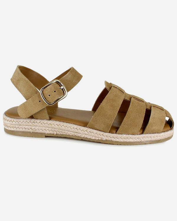 Splendid Row Sandal In Honey Beige