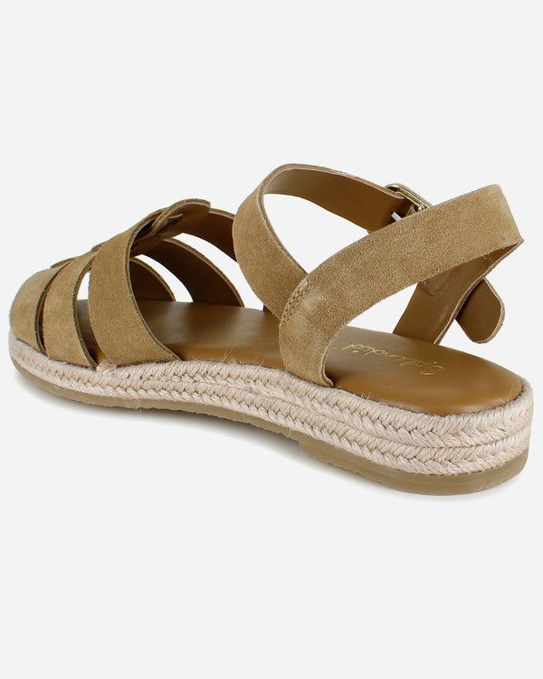 Splendid Row Sandal In Honey Beige