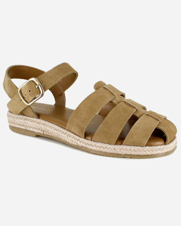 splendid Row Sandal in Honey Beige