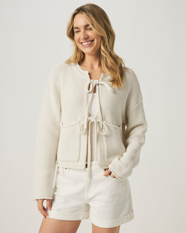 Splendid Roxie Tie-Front Sweater