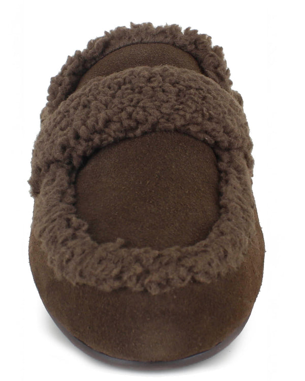 Splendid Sandra Sherpa Trim Slipper In Spice
