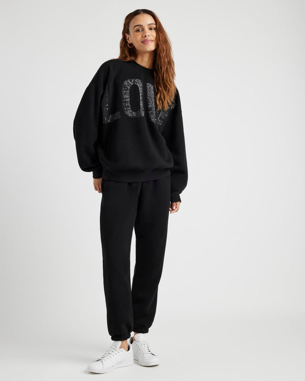 Splendid Sequin Fleece Sweatshirt