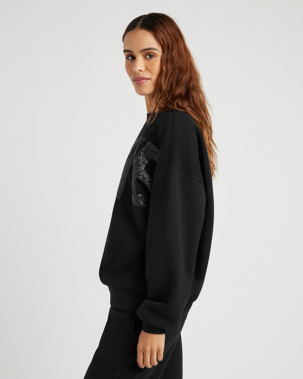Splendid Sequin Fleece Sweatshirt