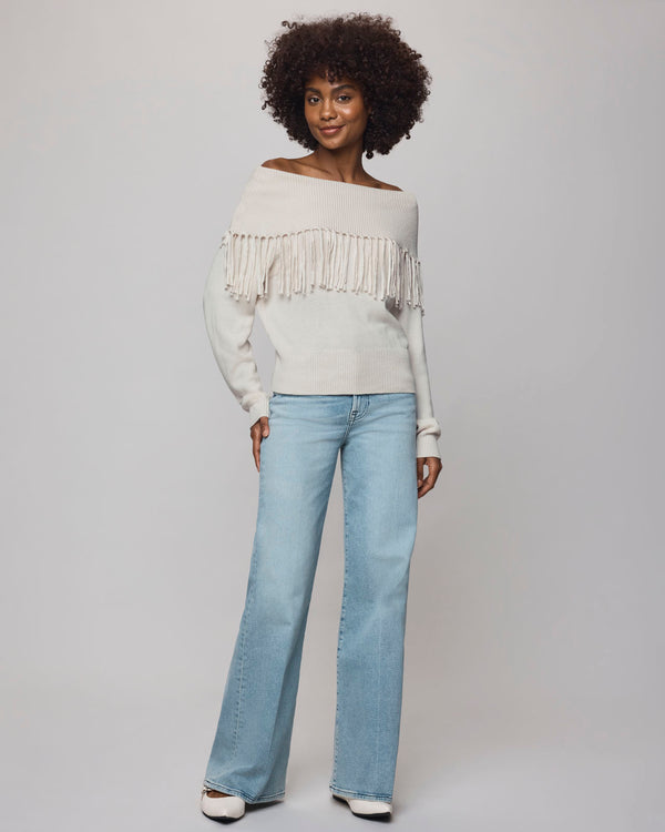 Splendid Simone Fringe Sweater
