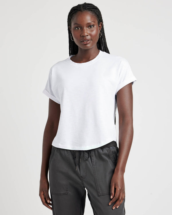 splendid Skye Short Sleeve Slub Tee