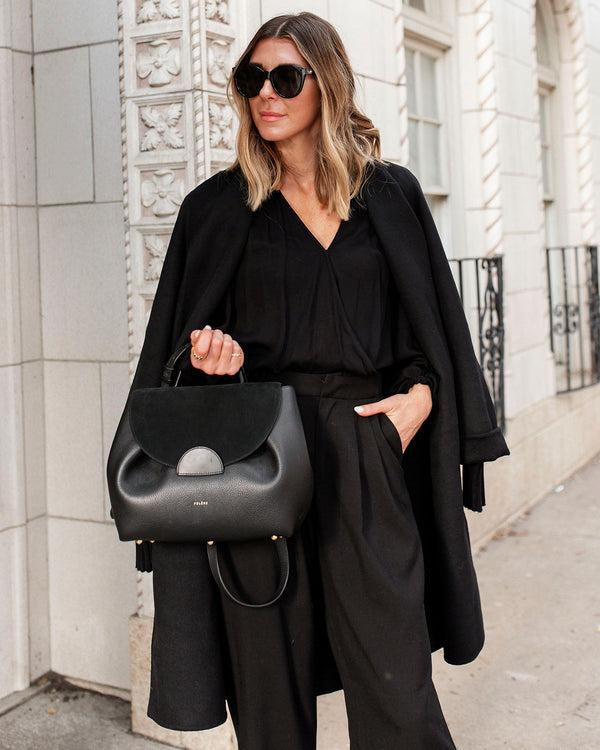 splendid Splendid x Cella Jane Sateen Surplice Top