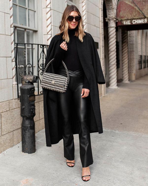 splendid Splendid x Cella Jane Waist-Tie Wool Coat