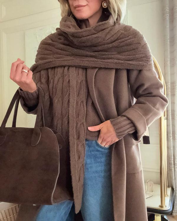 splendid Splendid x Cellajaneblog Cable Scarf