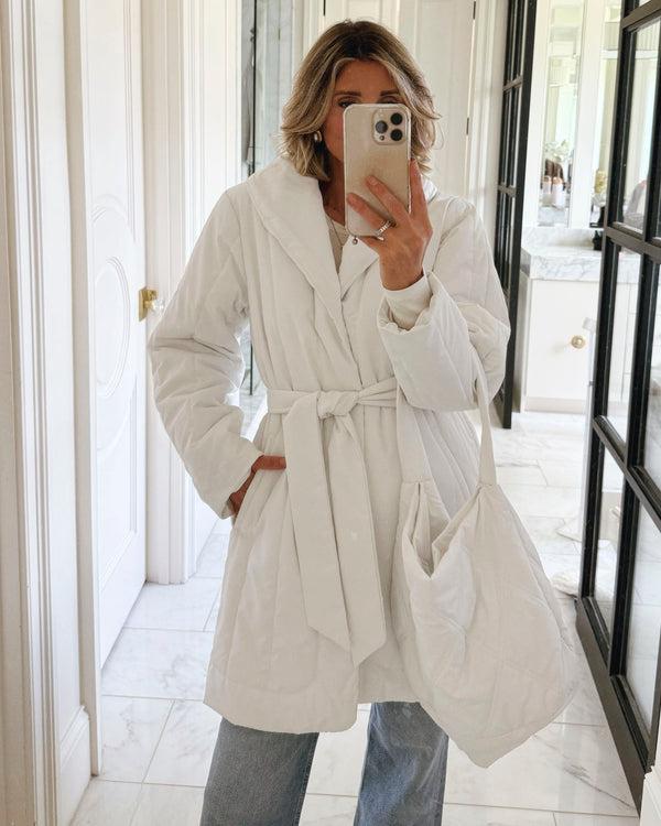 splendid Splendid x Cellajaneblog Quilted Coat