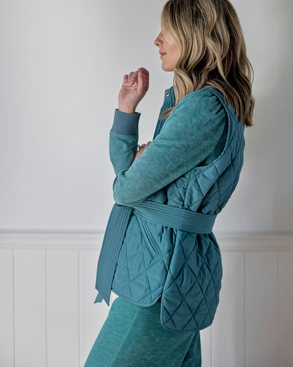 Splendid Splendid X Charli Evans Quilted Vest