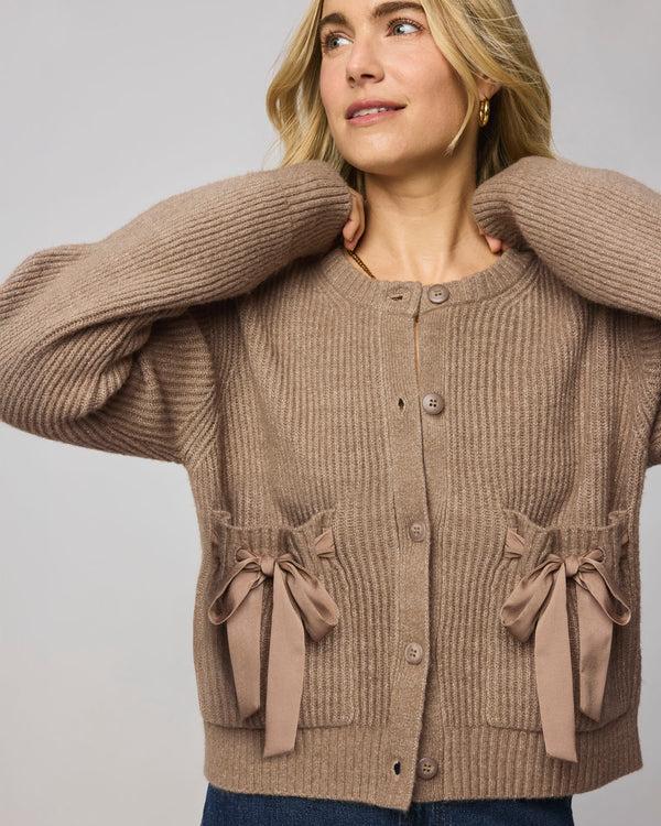 splendid Stassi Satin Tie Cardigan