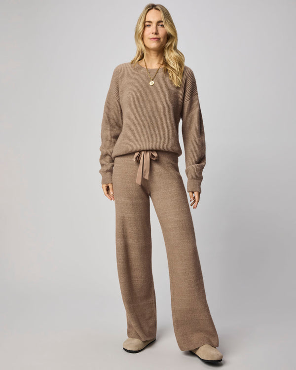 Splendid Stassi Satin Tie Sweater
