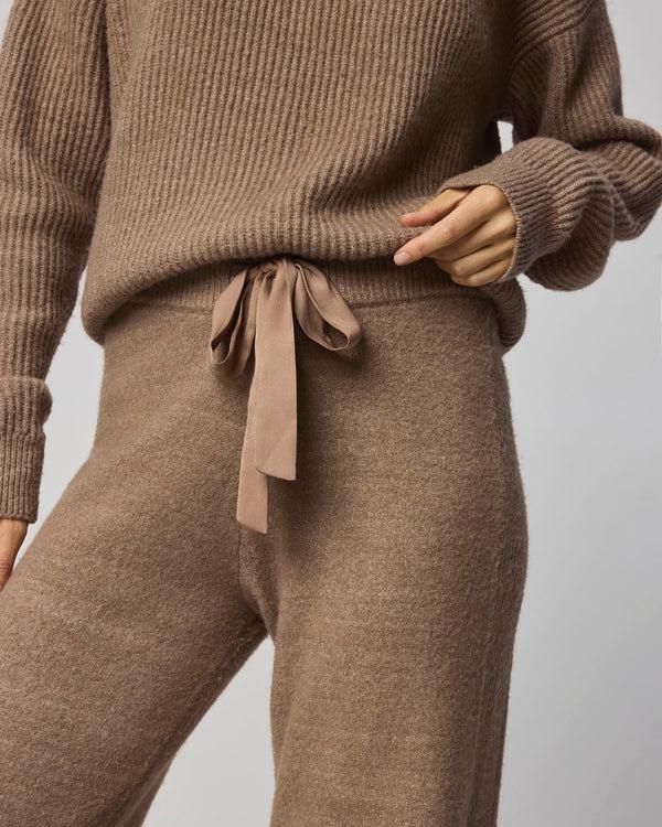 Splendid Stassi Satin Tie Sweater Pant