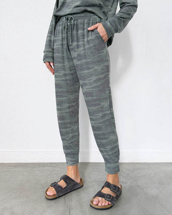 splendid Supersoft Camo Jogger