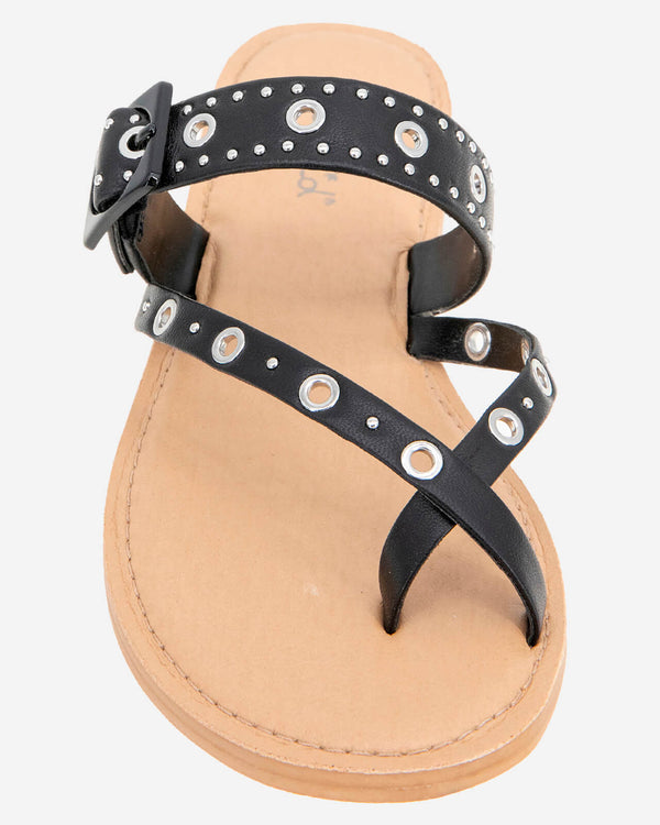 Splendid Sutton Stud Sandal In Black