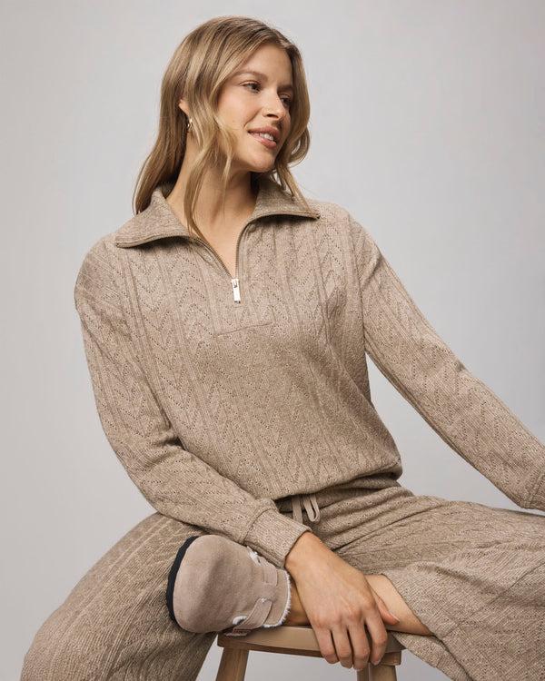 Splendid Sweatersoft Quarter Zip Sweater