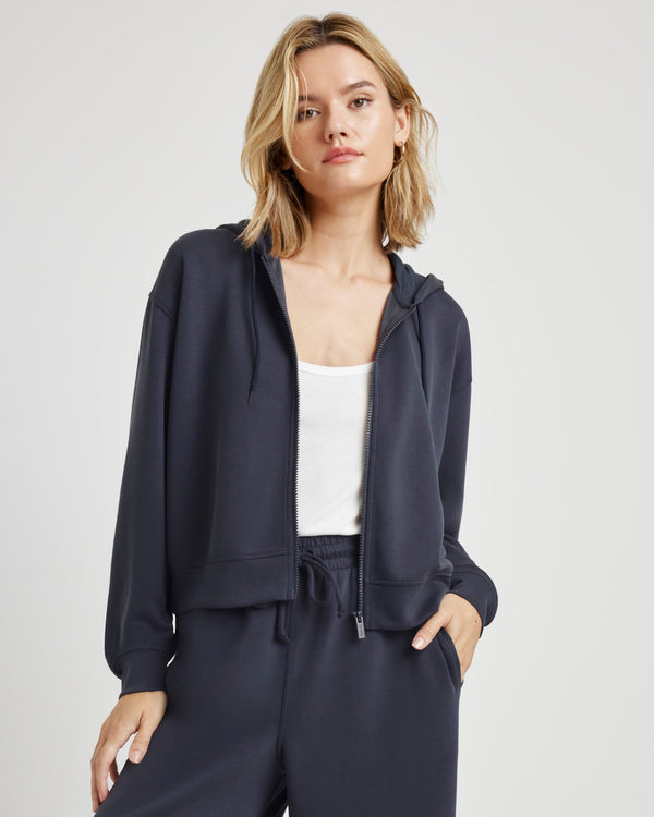 Splendid Tammy Scuba Zip Hoodie