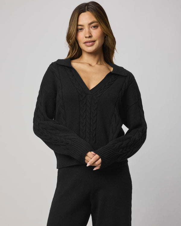 Splendid The Jet Set Polo Sweater