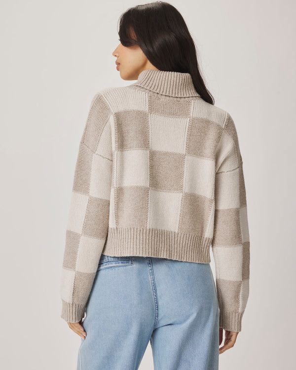 Splendid Thea Checkerblock Sweater