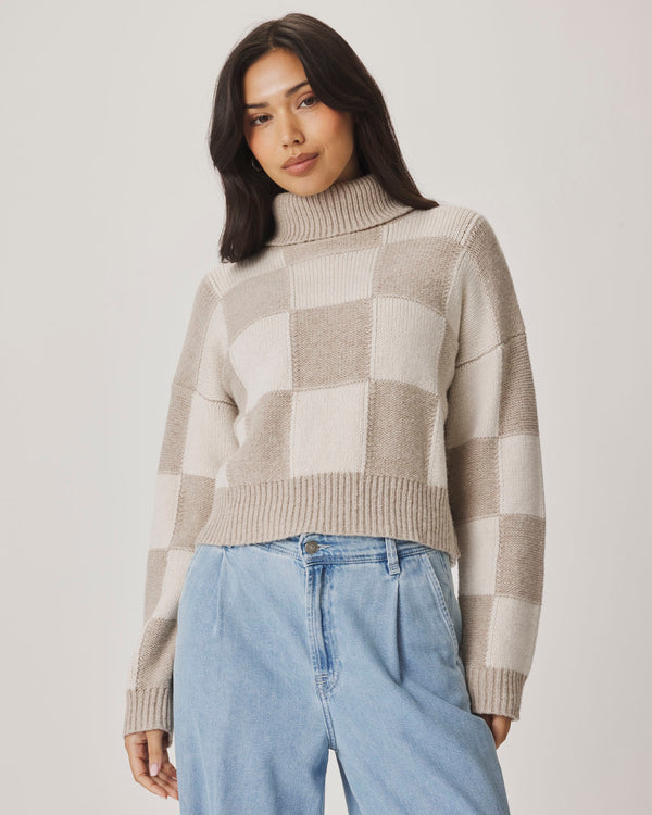 splendid Thea Checkerblock Sweater