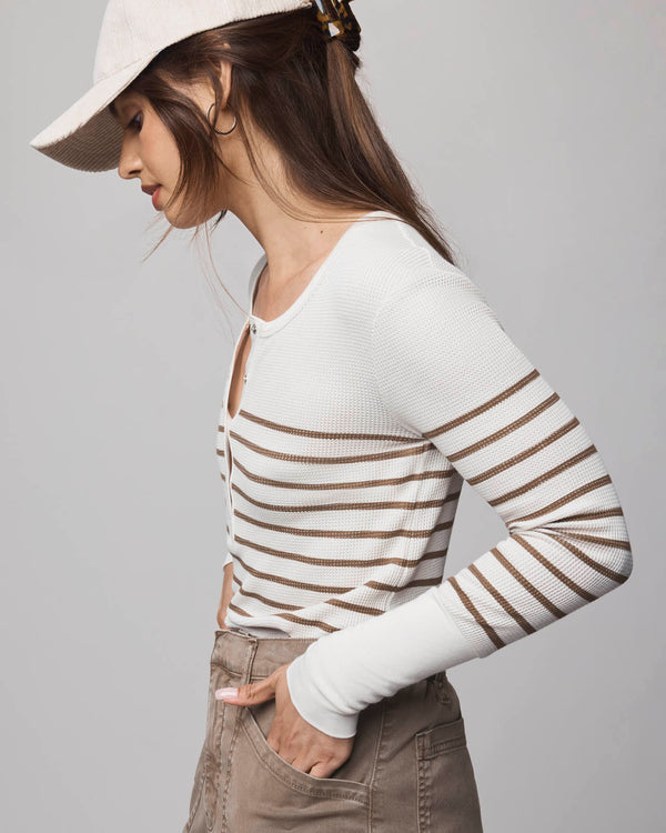 Splendid Thermal Forever Stripe Henley