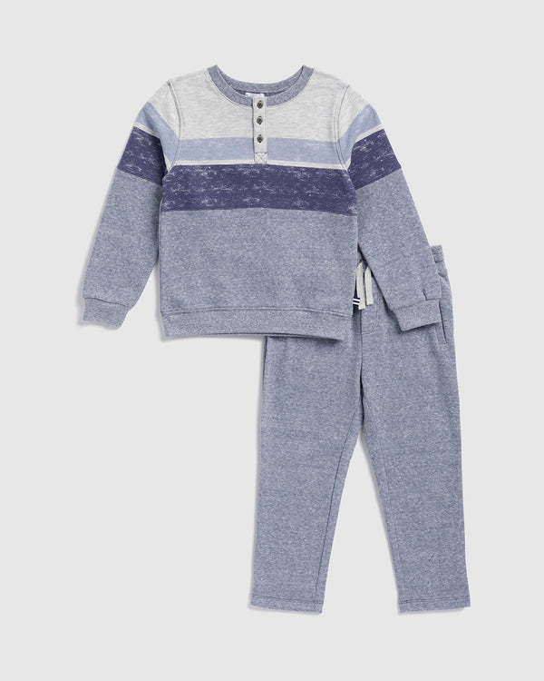 Splendid Toddler Boy Block Stripe Set