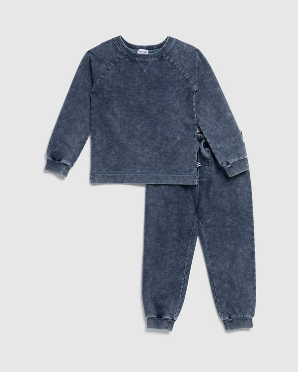 Splendid Toddler Boy Dark Rinse Jogger Set