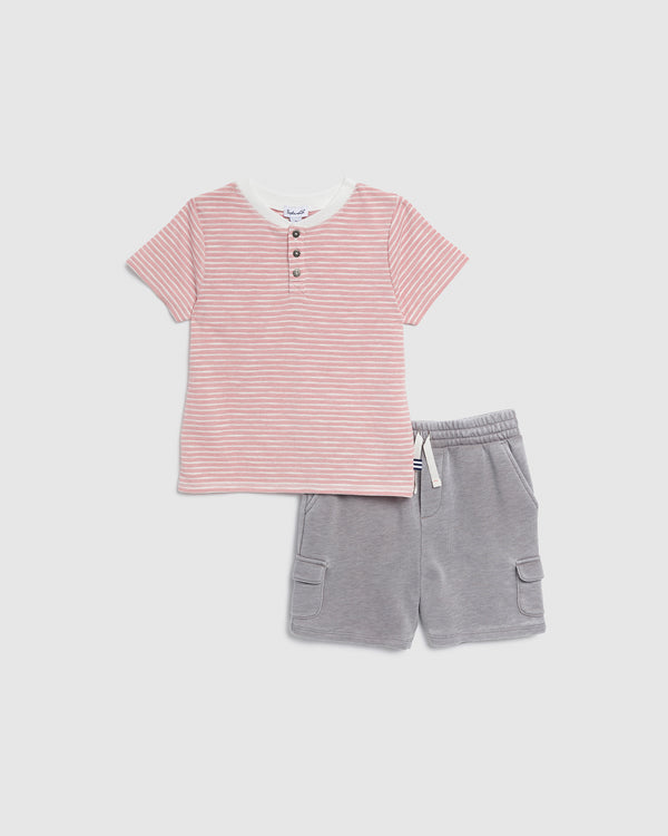 splendid Toddler Boy Desert Stripe Tee Set