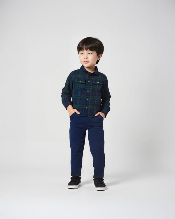 splendid Toddler Boy Hunter Plaid Flannel Set