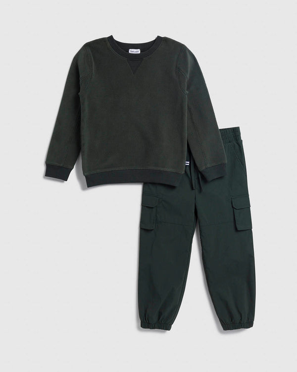 Splendid Toddler Boy Nylon Cargo Pant Set