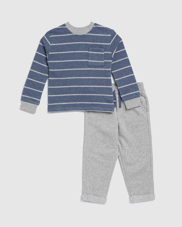 splendid Toddler Boy Pocket Pullover Set