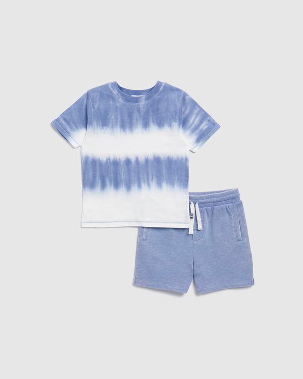 Splendid Toddler Boy Sunburst Stripe Tee Set