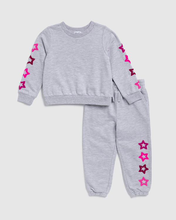 Splendid Toddler Girl Bright Star Jogger Set