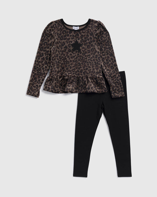 splendid Toddler Girl Cheetah Long Sleeve Set