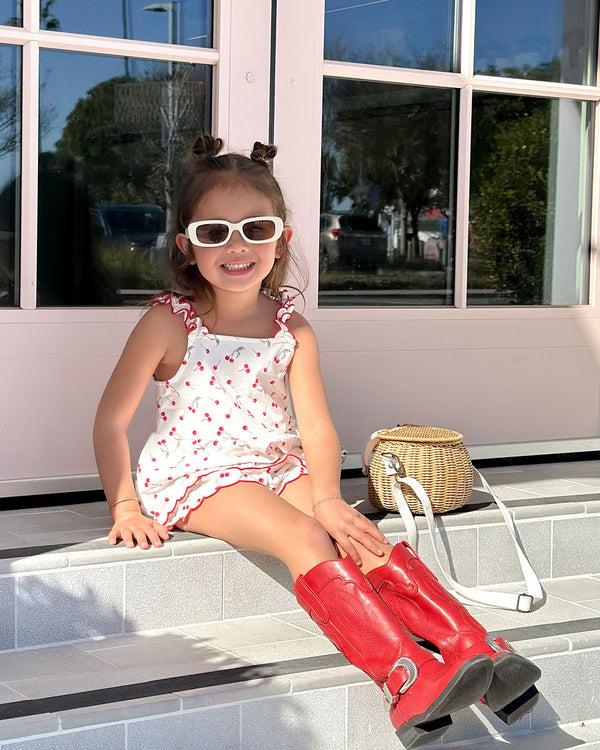 Splendid Toddler Girl Cherry Tank Set