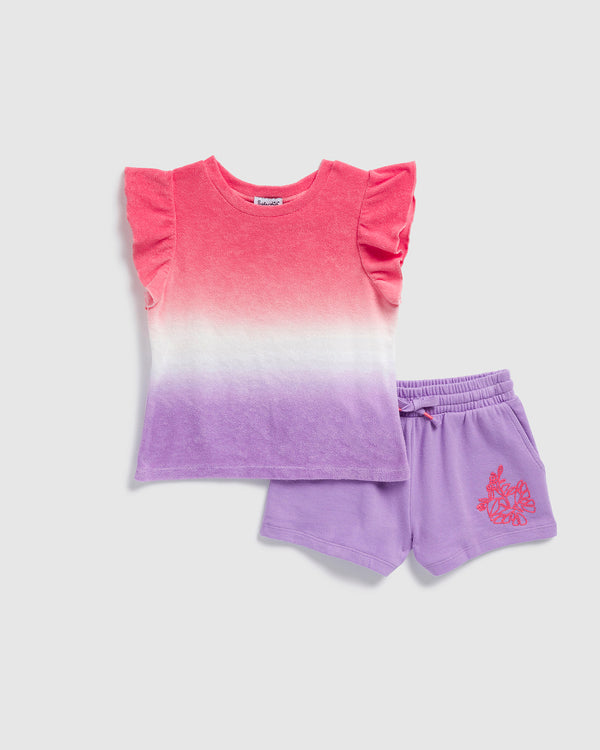 splendid Toddler Girl Dip Dye Set