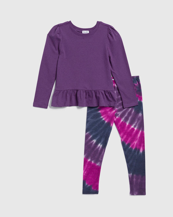 splendid Toddler Girl Disco Tie-Dye Legging Set