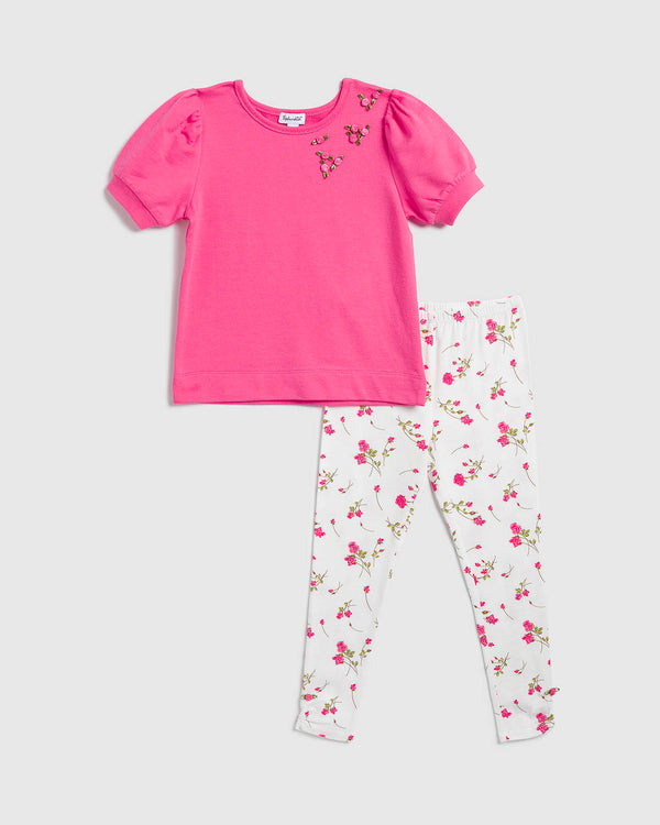 splendid Toddler Girl Rose Legging Set