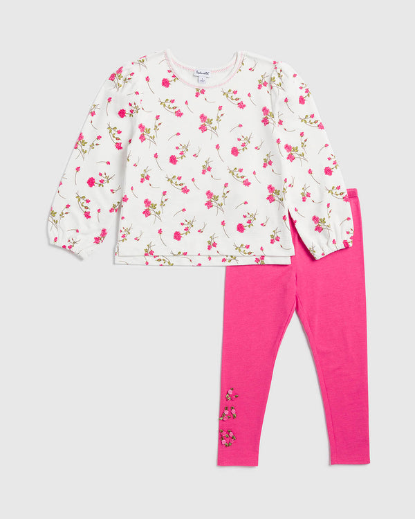 splendid Toddler Girl Rose Pullover Set