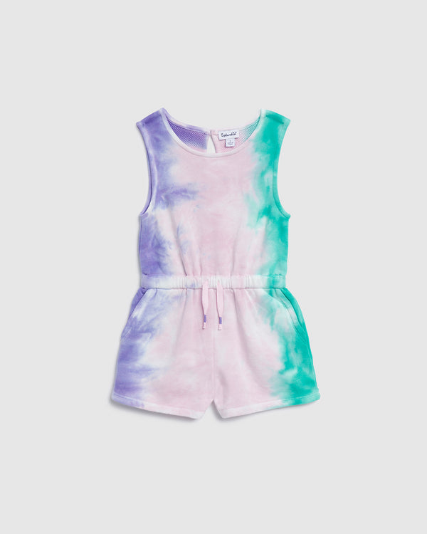 splendid Toddler Girl Snow Cone Tie Dye Romper