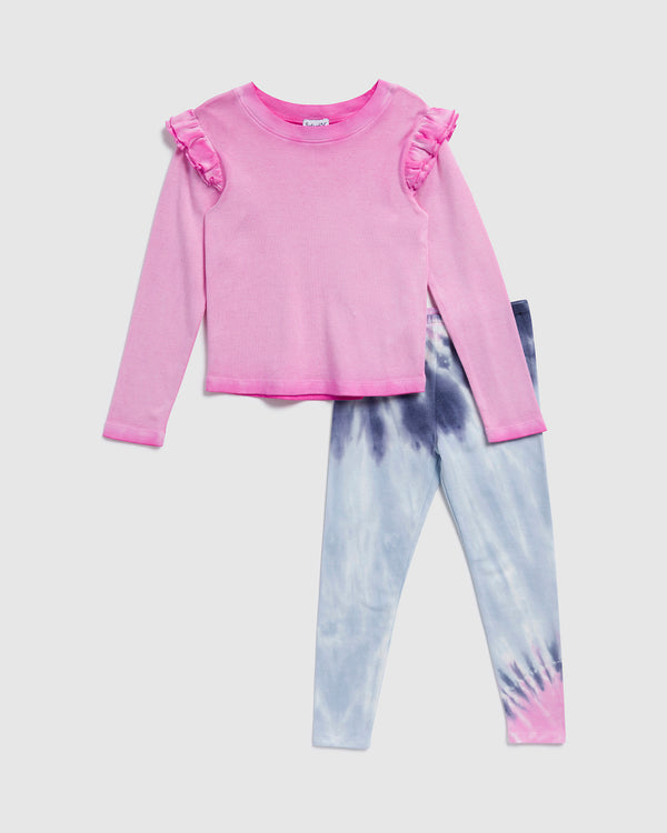 Splendid Toddler Girl Tie Dye Legging Set