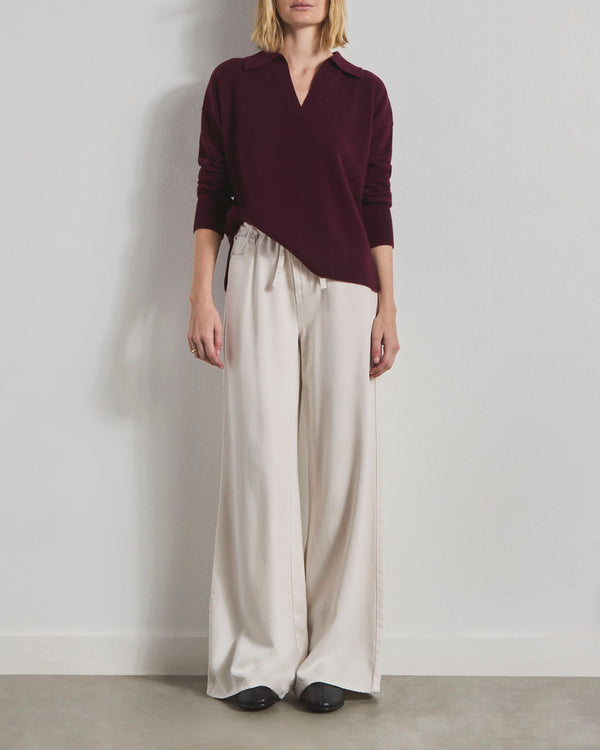 Splendid Tori Cashmere Polo Sweater