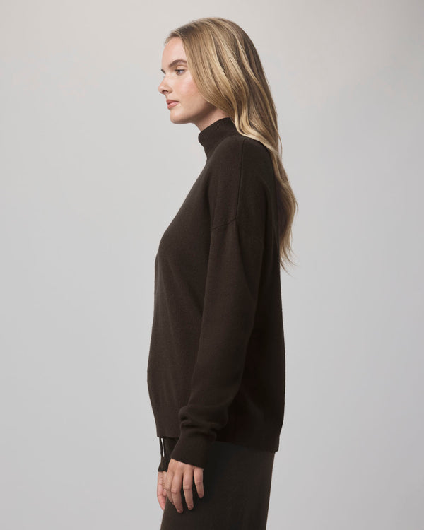 Splendid Tori Cashmere Turtleneck Sweater