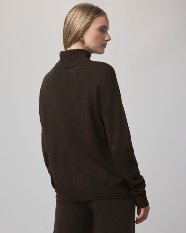 Splendid Tori Cashmere Turtleneck Sweater