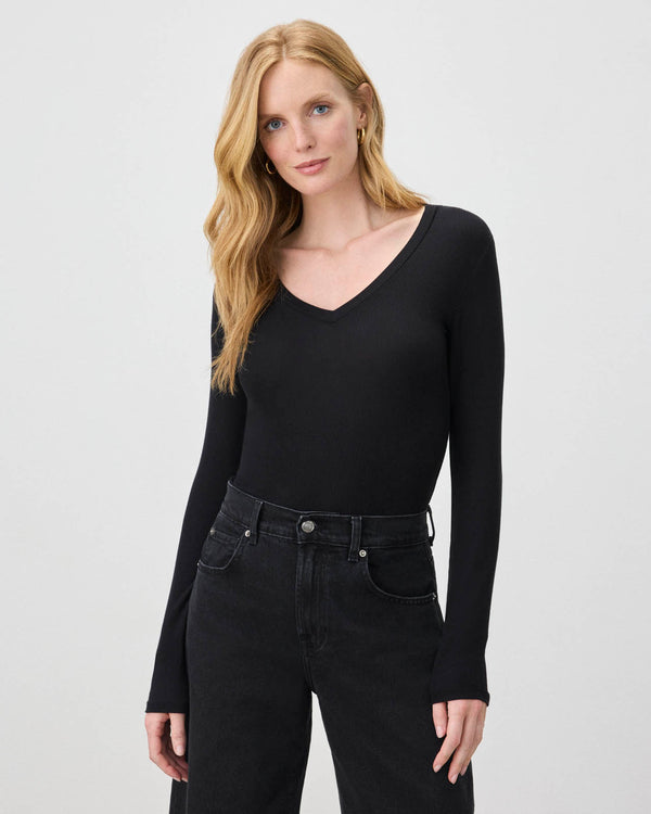Splendid Valley Rib V-Neck