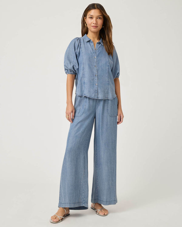 Splendid Violet Indigo Blouse